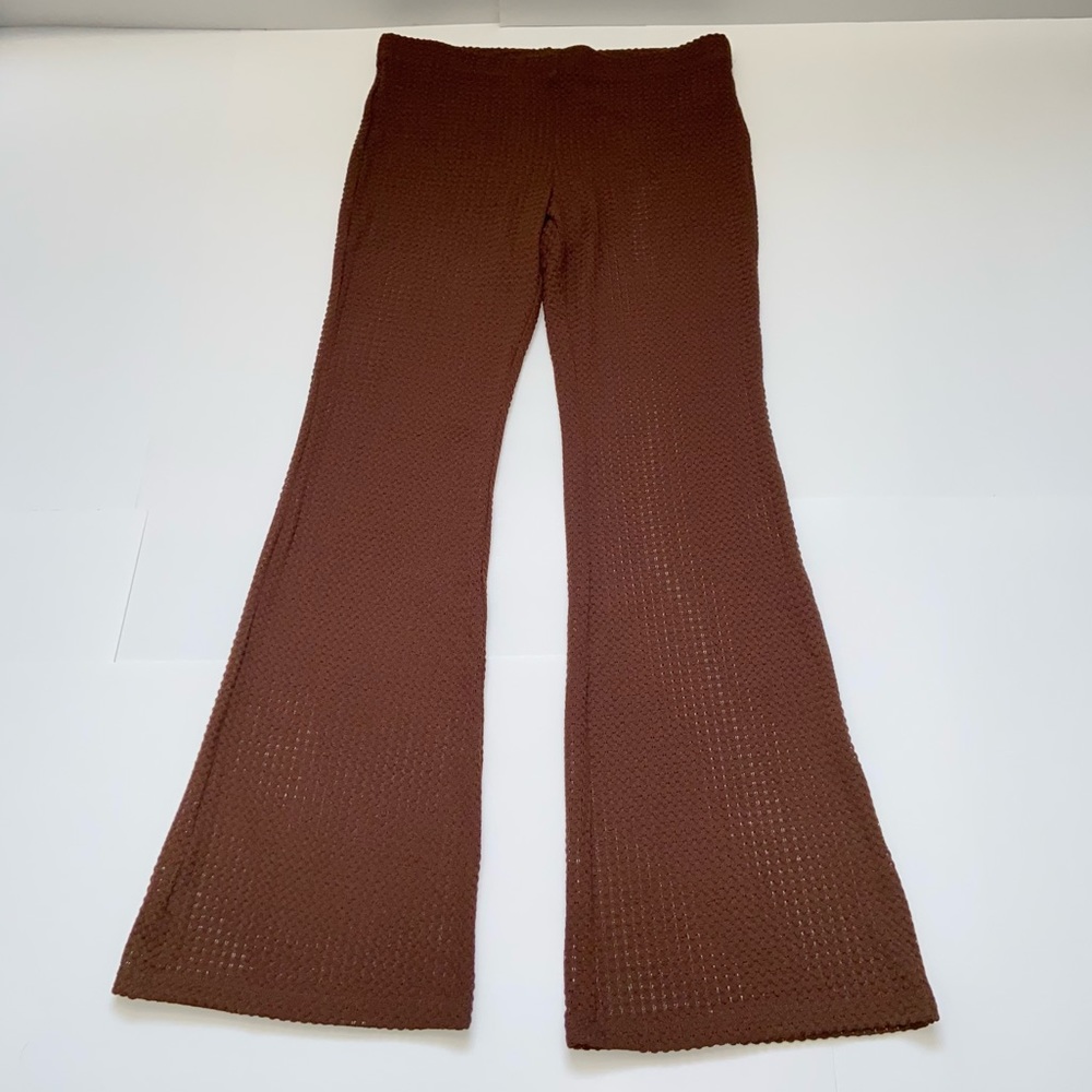 NEW H&M KNITTED FLARE PANTS SIZE M